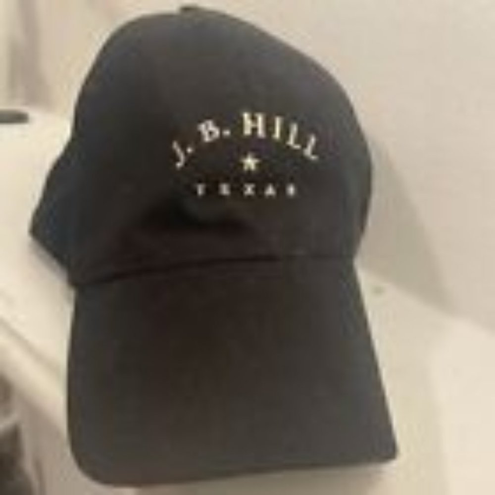 Jb Hill Texas Baseball Hat Cap Lid Fitted Small Medium Black